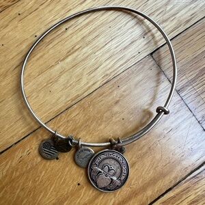Alex and Ani Claddagh Charm Bracelet Gold